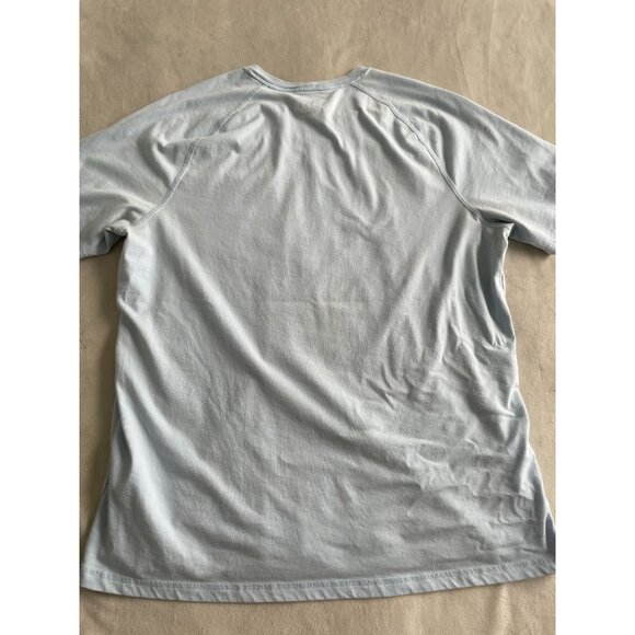 Carhartt Mens Relaxed Fit Light Blue Short Sleeve Pocket T-Shirt L - Picture 2 of 7